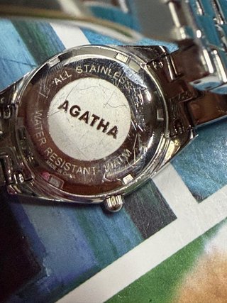 Reloj agatha  Mujer acero
