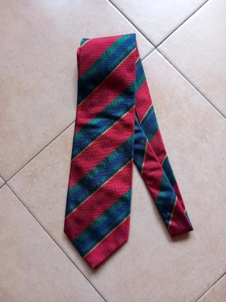 Cravatta regimental Grandi Venturi uomo seta