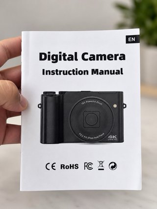 Cámara Digital 4K Ultra HD DC218 – Zoom 16X – Auto