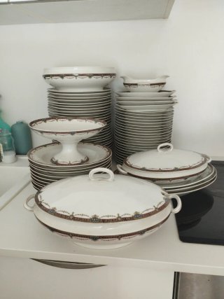 Vajilla Limoges Paris Francia Porcelana