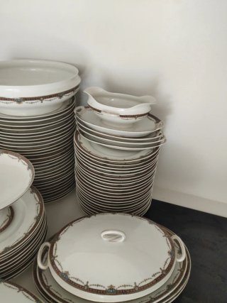 Vajilla Limoges Paris Francia Porcelana