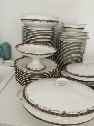 Vajilla Limoges Paris Francia Porcelana