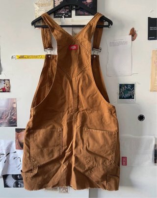 Salopette gonna Dickies marrone L