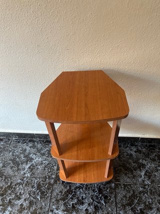 Mueble esquinero madera 3 estantes