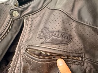 Chaqueta de moto Segura Iron Negra