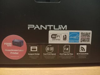 Impresora Láser Pantum P2506W WiFi Negra
