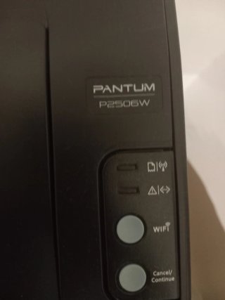 Impresora Láser Pantum P2506W WiFi Negra