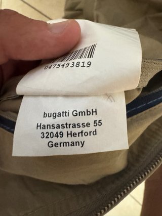 Giacca leggera uomo Bugatti beige