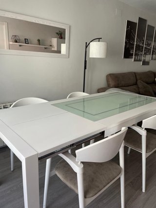 Conjunto comedor blanco