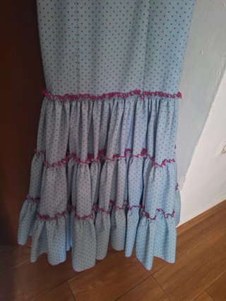 Traje de flamenca canastero