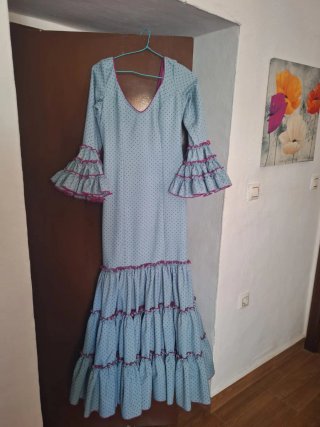 Traje de flamenca canastero