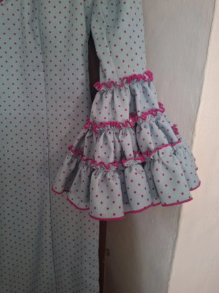 Traje de flamenca canastero