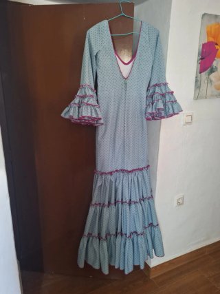 Traje de flamenca canastero