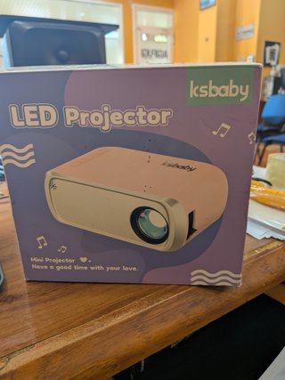 Mini Proyector LED Ksbaby VF270 Rosa