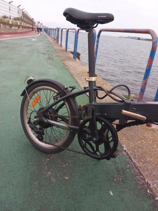 Bicicleta eléctrica plegable