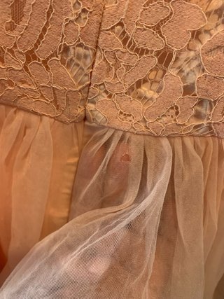 Vestido princesa rosa encaje y tul