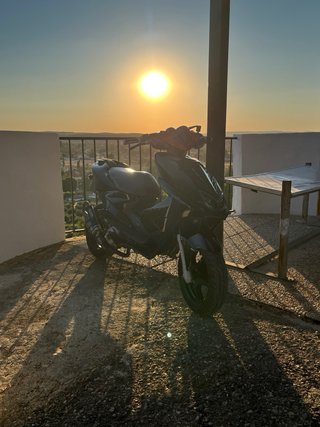 Yamaha Aerox Scooter Negro/Naranja