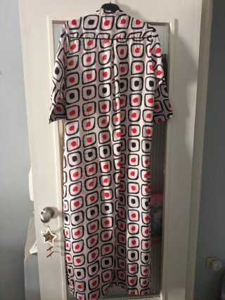 Vestido t'elle france estampado