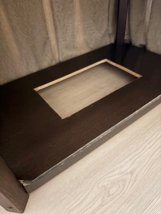 Mesa camilla con cristal