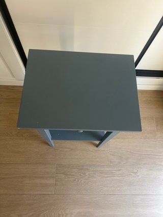 Mesita de noche Ikea azul/gris