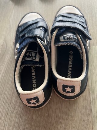 Zapatillas Converse All Star Azul/Blanco Velcro