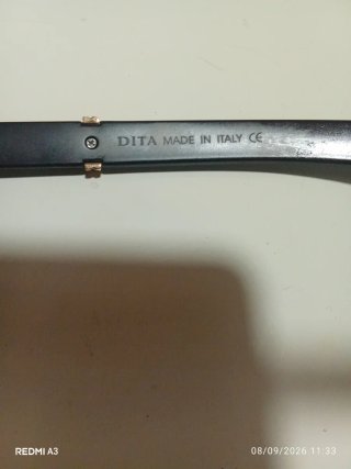 Gafas de sol Dita doradas y marrones,
