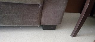 Sofá ikea de 3 plazas tela gris