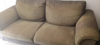 Sofá ikea de 3 plazas tela gris
