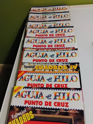 Revistas AGUJA E HILO para hacer punto de cruz. 9N
