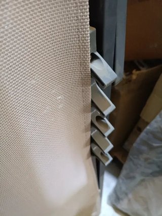Tumbona de lona plastificada plegable