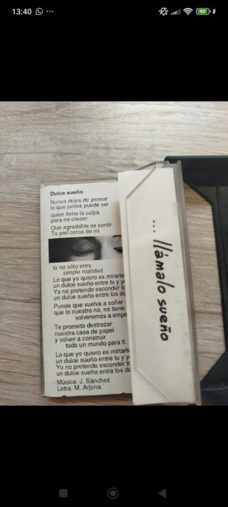 Cinta Casete OBK Llámalo Sueño solidario