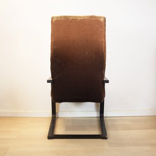 Sillón Vintage Ikea Marrón Terciopelo