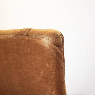 Sillón Vintage Ikea Marrón Terciopelo