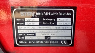 Traspaleta LITIO INDUSTRIAL o FRUTERO 3000 KG