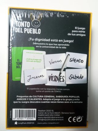 Juego El Tonto del Pueblo SIN ABRIR