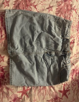 Gonna in jeans blu