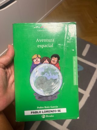 Libro de lectura Aventura Espacial. Editorial Bruñ