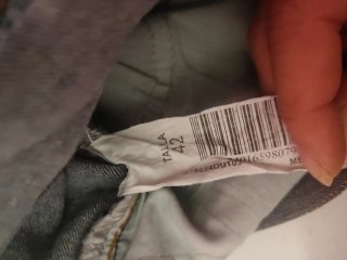 Pantalón corto vaquero desgastado