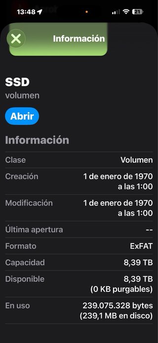 Disco Duro Portátil M.2 SSD 8TB