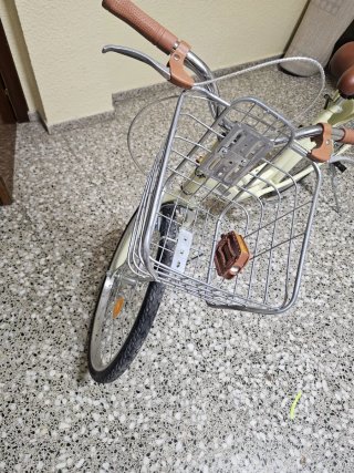 Bicicleta YOUDAS nueva color crema