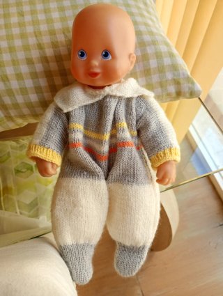 Pelele para muñeca de 25cm