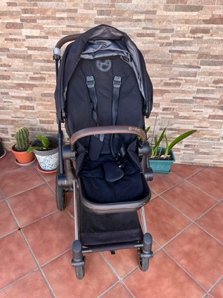 Cybex Priam Platinum Capazo Lux Rose Gold