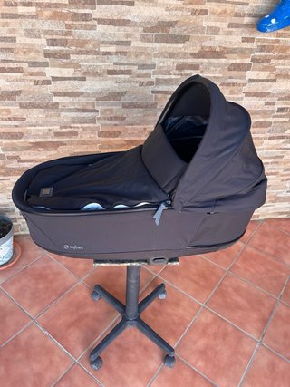 Cybex Priam Platinum Capazo Lux Rose Gold