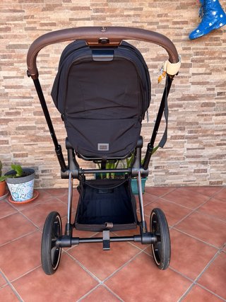 Cybex Priam Platinum Capazo Lux Rose Gold