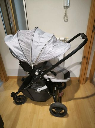 Carrito de bebé plegable