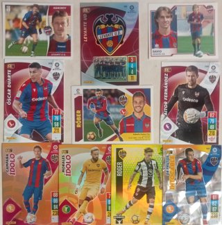70 cromos del  Levante UD