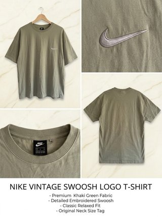 Camiseta Nike Vintage Swoosh Logo Talla M/L