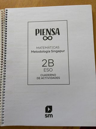 Matemáticas, metodología Singapur, 2 ESO, Piens...