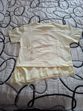 Camiseta Zara amarilla sin estrenar talla 9-10