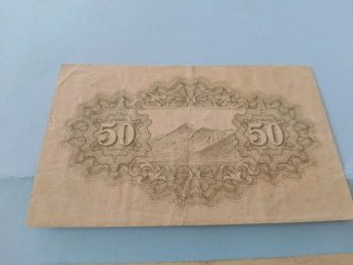 Lote 2 Billetes 50 Sen Japón 1938-1942